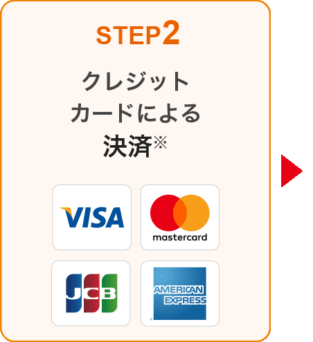 STEP2 クレジットカードによる決済